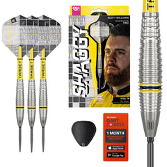 Target Scott Williams G2 Steel Tip Darts 90% Tungsten — set contents and packaging