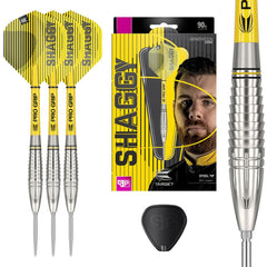 Target Scott Williams Generation 1 steel tip darts set with packaging and Swiss Point tool