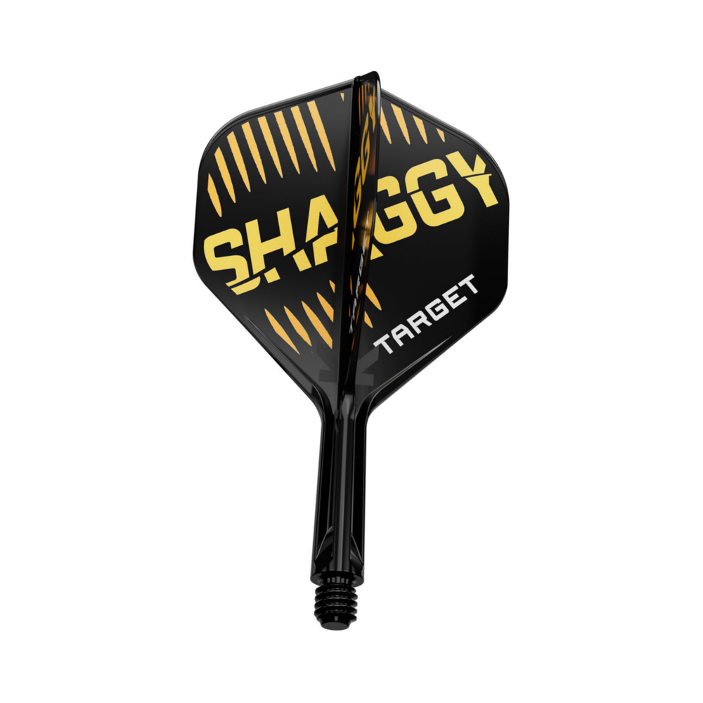 Target Scott Williams - K Flex No.2 integrated flight and shaft, one design shown on white.