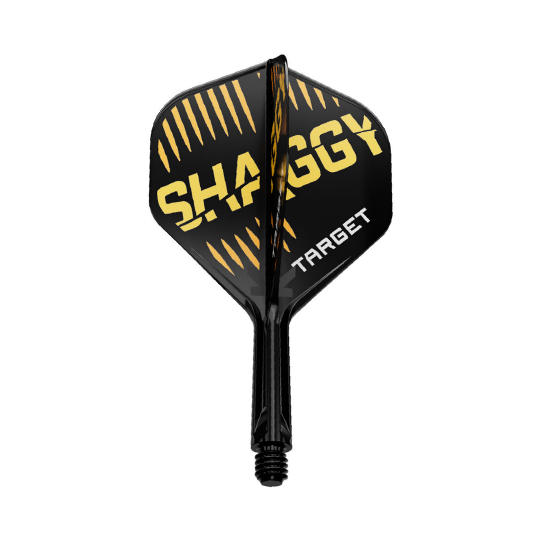 Target Scott Williams - K Flex No.2 integrated flight and shaft, one design shown on white.