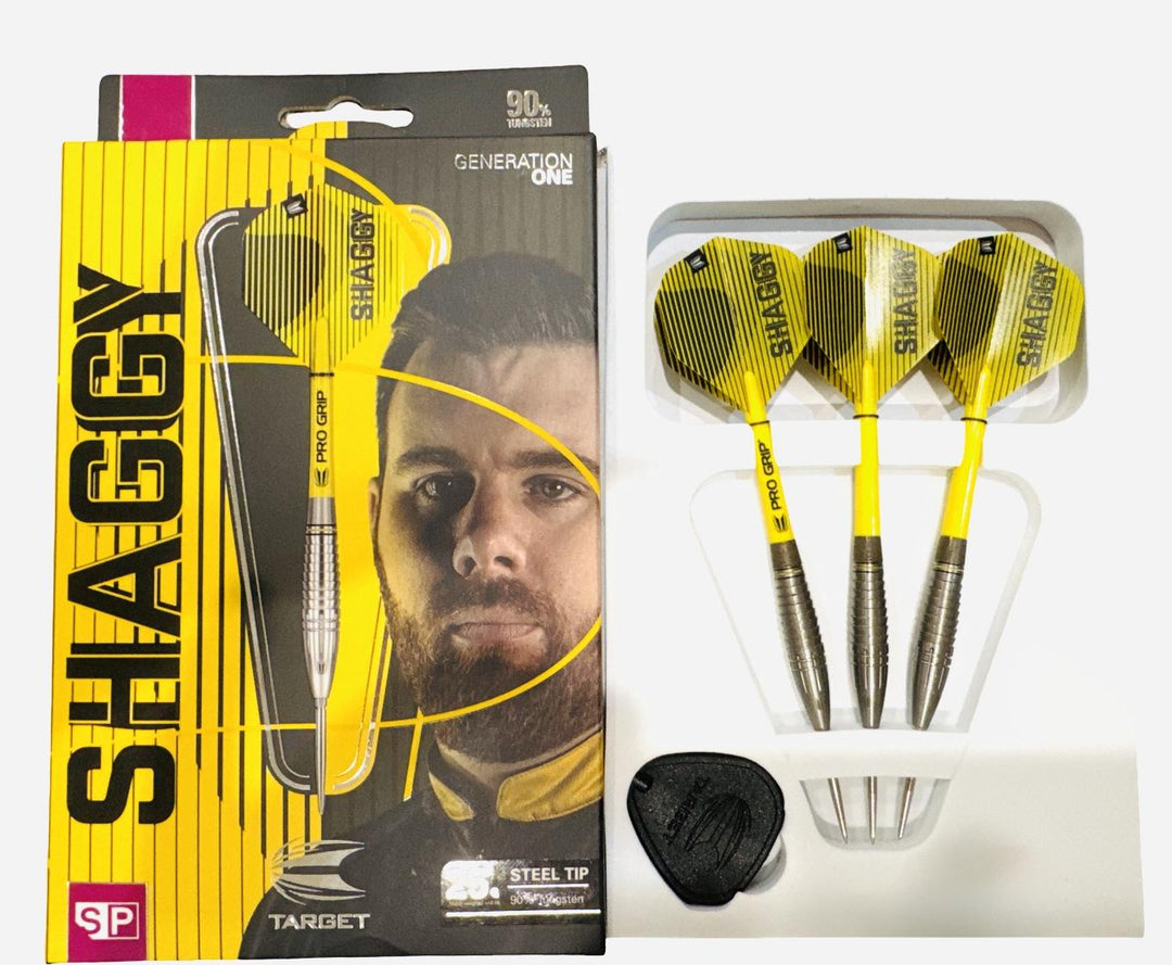 Target Shaggy Gen1 Steel Tip Darts 25g trade-in