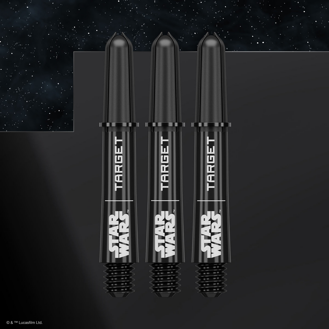 Target STAR WARS™ Black Pro Grip Nylon - Darts Shafts Short dart shafts