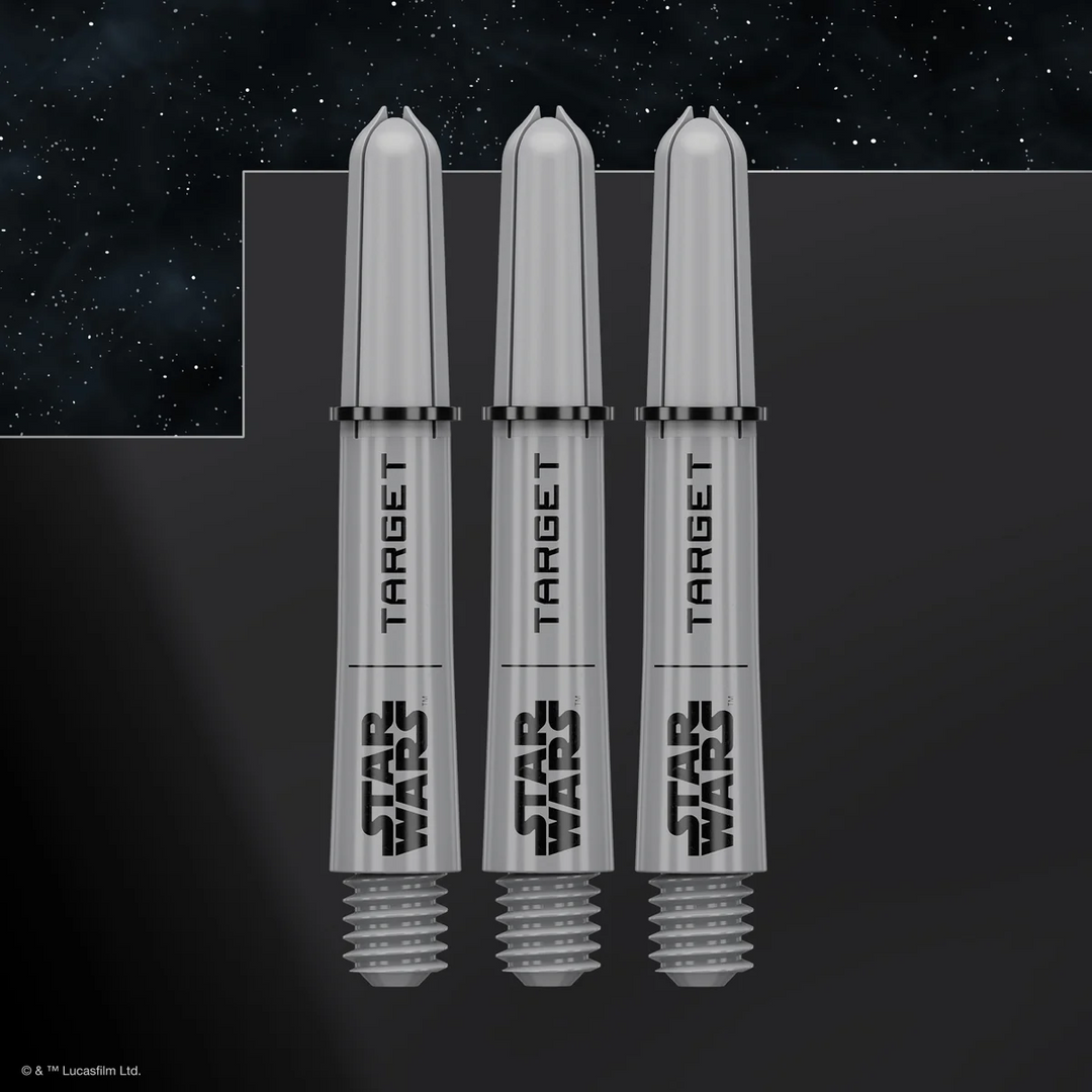 Target STAR WARS™ Grey Pro Grip Nylon - Darts Shafts Short dart shafts