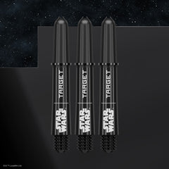 Target STAR WARS™ Grey Pro Grip Nylon Darts Shafts — three grey shafts