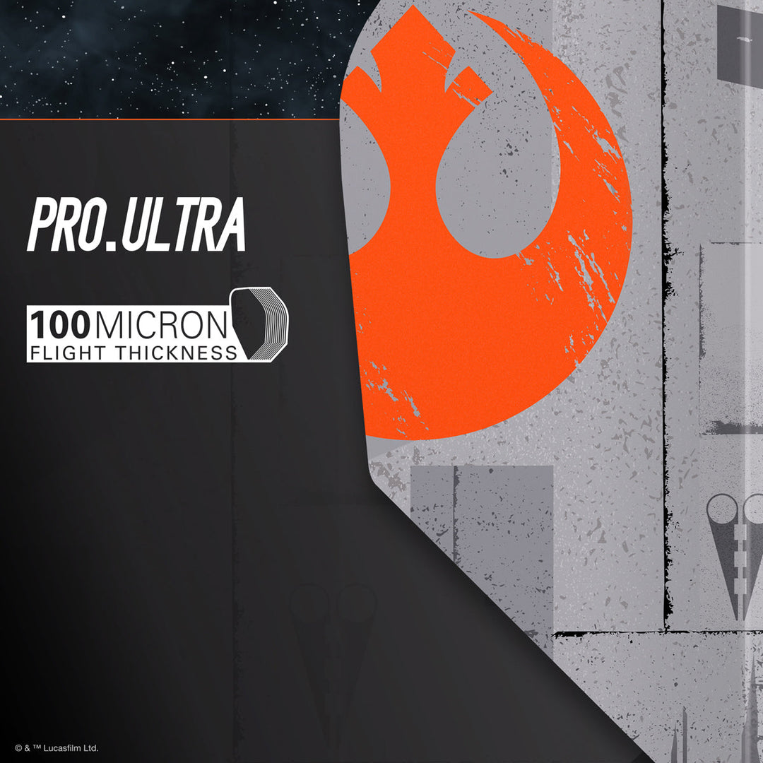 Target STAR WARS™ X Wing Pro Ultra Flights Standard No.6 — flight material and printed design close-up