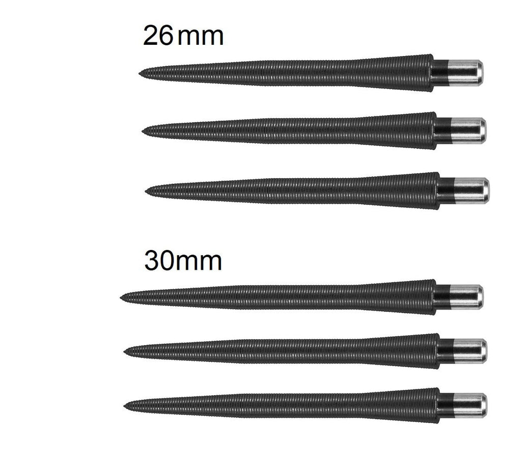Target Storm Nano Replacement Points — black points in different lengths