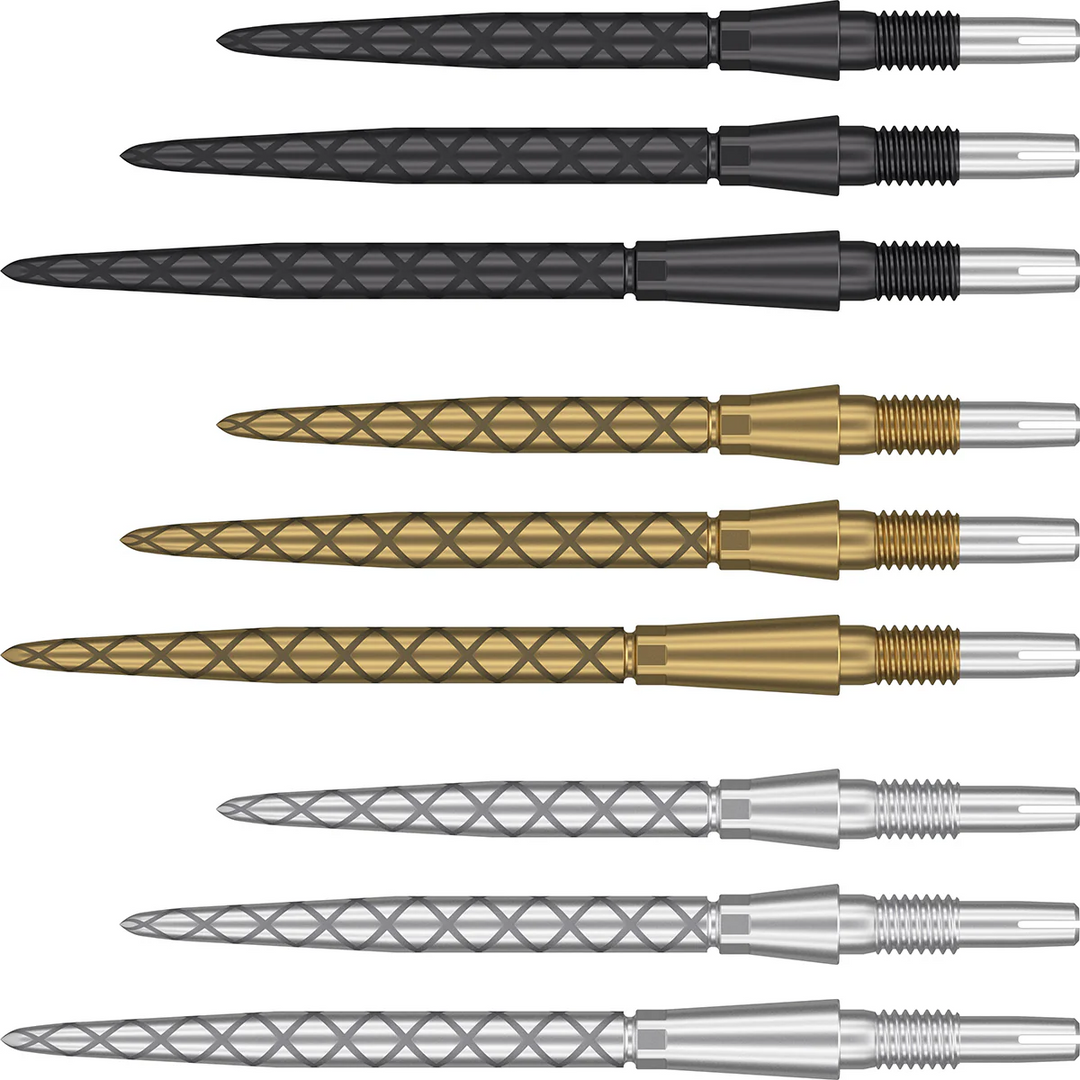 Target Swiss Storm Diamond Points Black / 35mm steel tip points