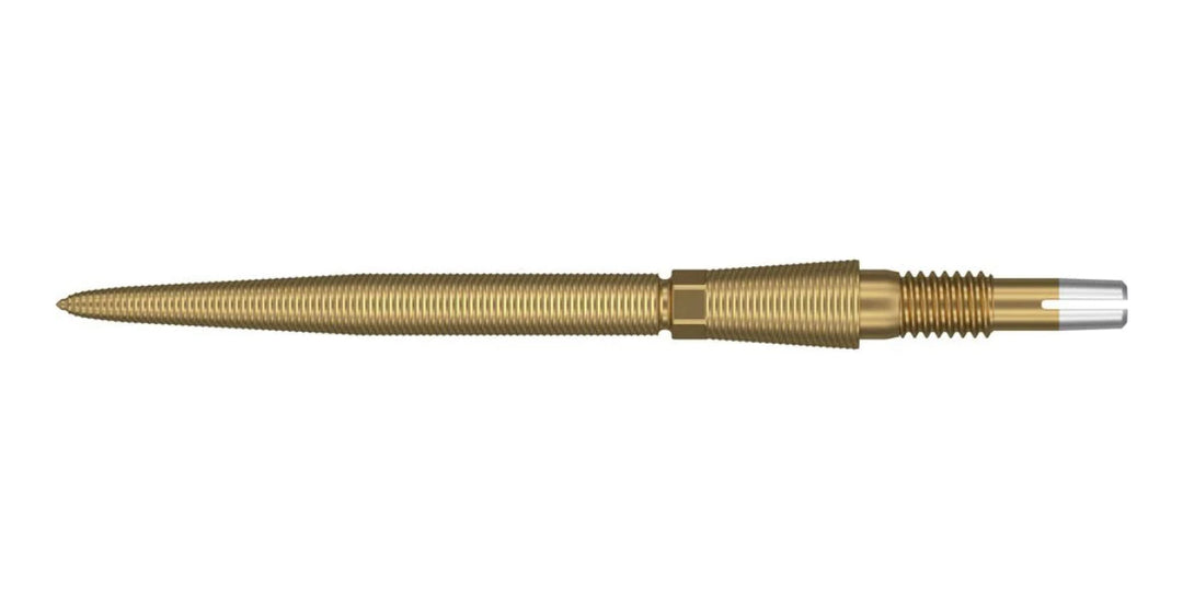 Target Swiss Storm Nano Points — gold point close-up