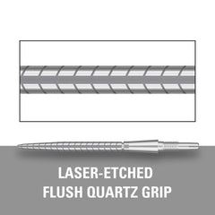 Target Swiss Storm Quartz points profile view