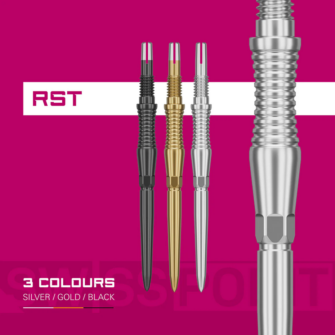 Target Swiss Storm RST Points Black / 35mm steel tip points