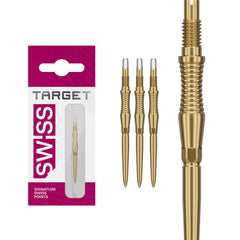 Target Swiss Storm RST Points — gold points and packaging
