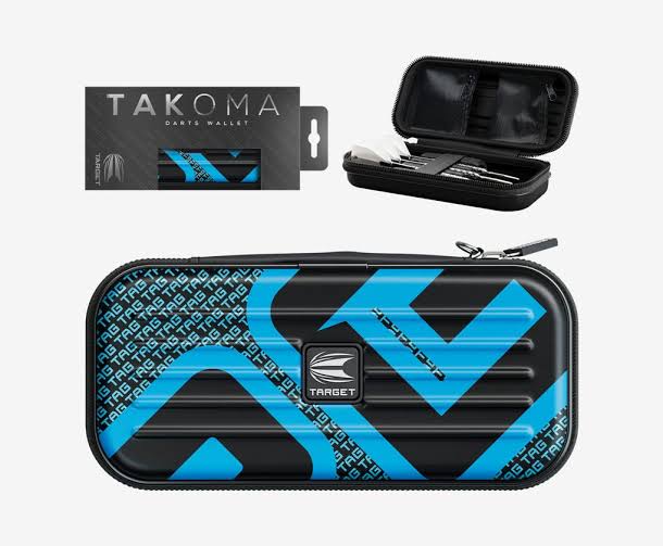 Target Takoma Tag Wallet — open and closed case views