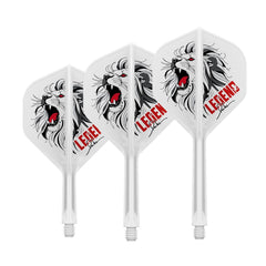 The Legend Paul Lim K Flex No.2 — three white flights and shafts