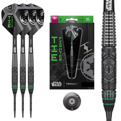 Target Tie Fighter Steel Tip Darts 90% Tungsten — set contents and packaging