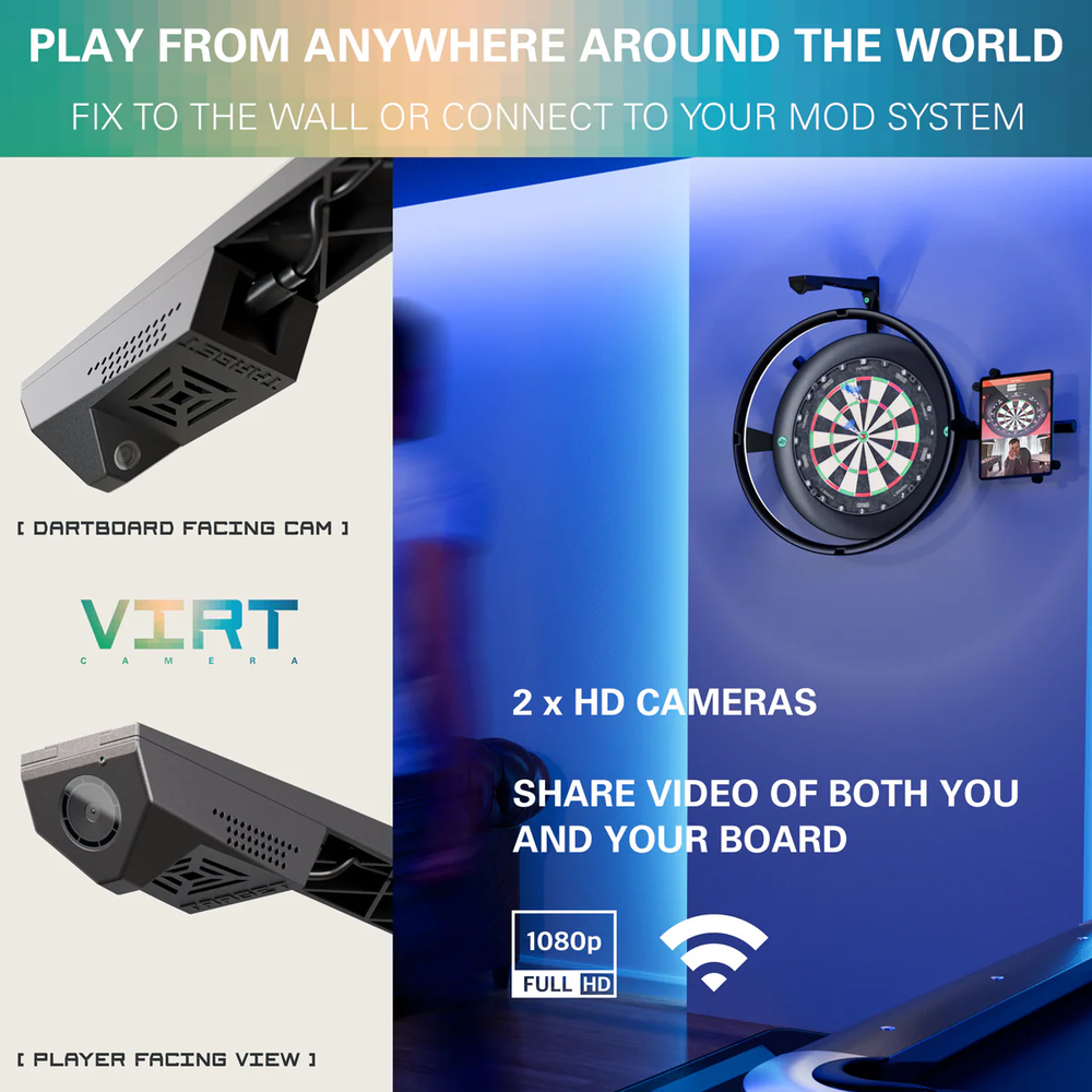 Target Virt Camera — camera and scoring app setup graphic