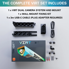 Target Virt Camera — cameras, cables and mounting components