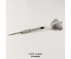 Trinidad Sun Type 2 22g steel-tip dart – assembled dart with flight and shaft