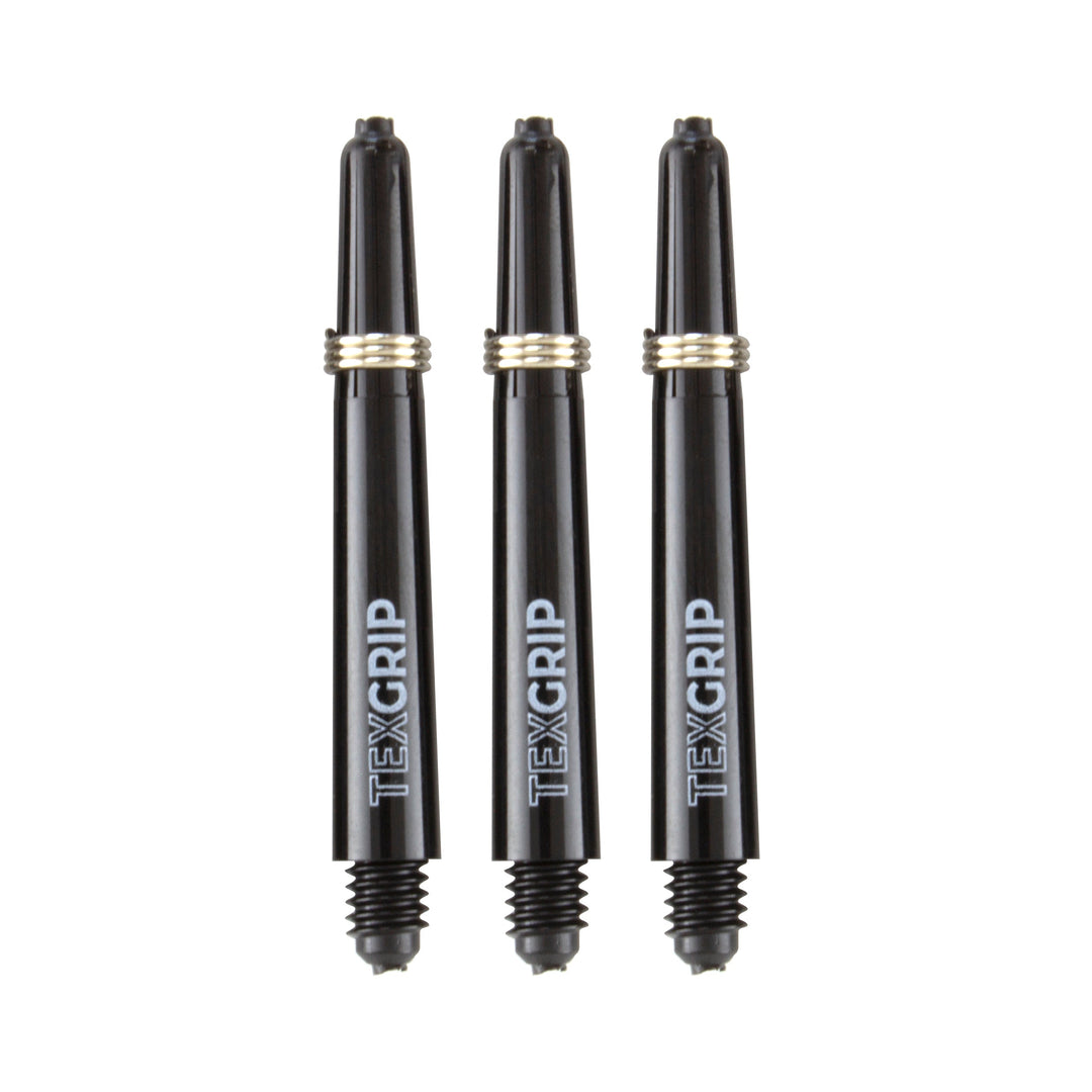 Tex Grip Nylon Black Shafts Black / Short dart shafts