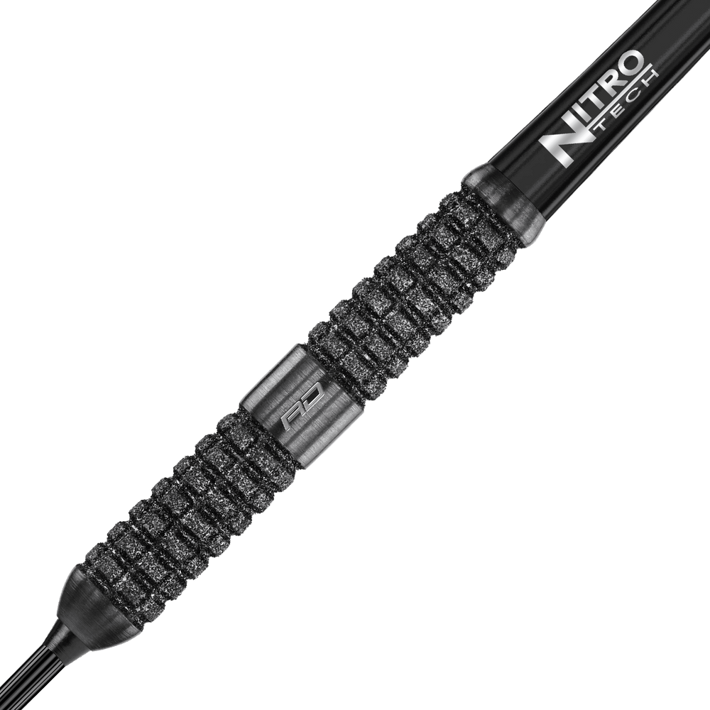Red Dragon Touchstone Steel Tip Darts 90% Tungsten — barrel and grip close-up