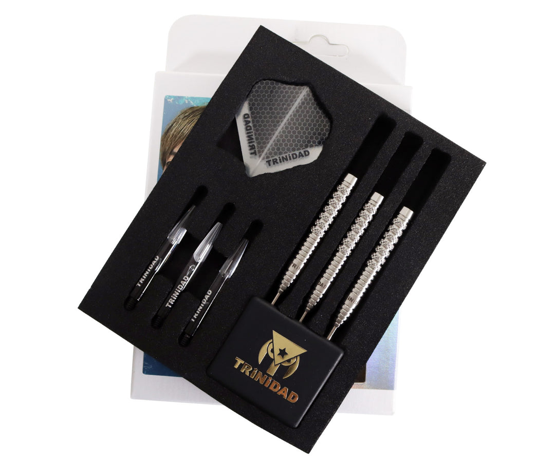 Trinidad Eder Type 5 24g steel-tip complete set and included accessories