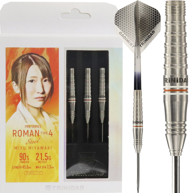 Trinidad Pro Miyu Miyawaki Steel Tip Darts - 90% Tungsten