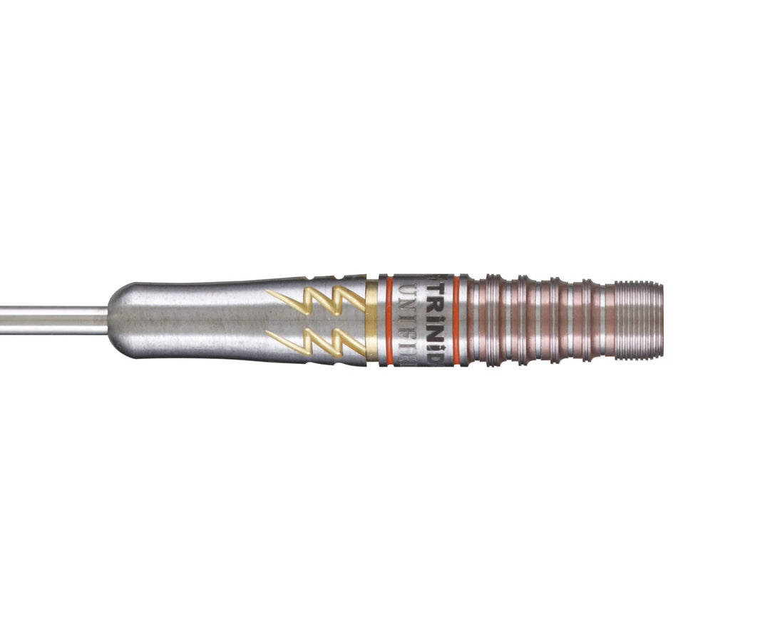 Trinidad Roman Type 6 23g steel-tip barrel side profile with fitted point