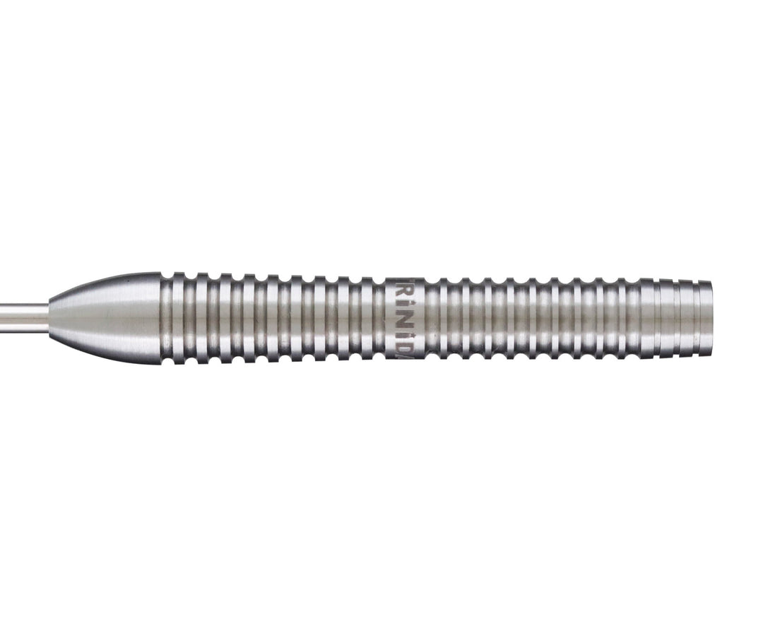 Trinidad Saldivar Type 3 23g steel-tip barrel side profile with fitted point