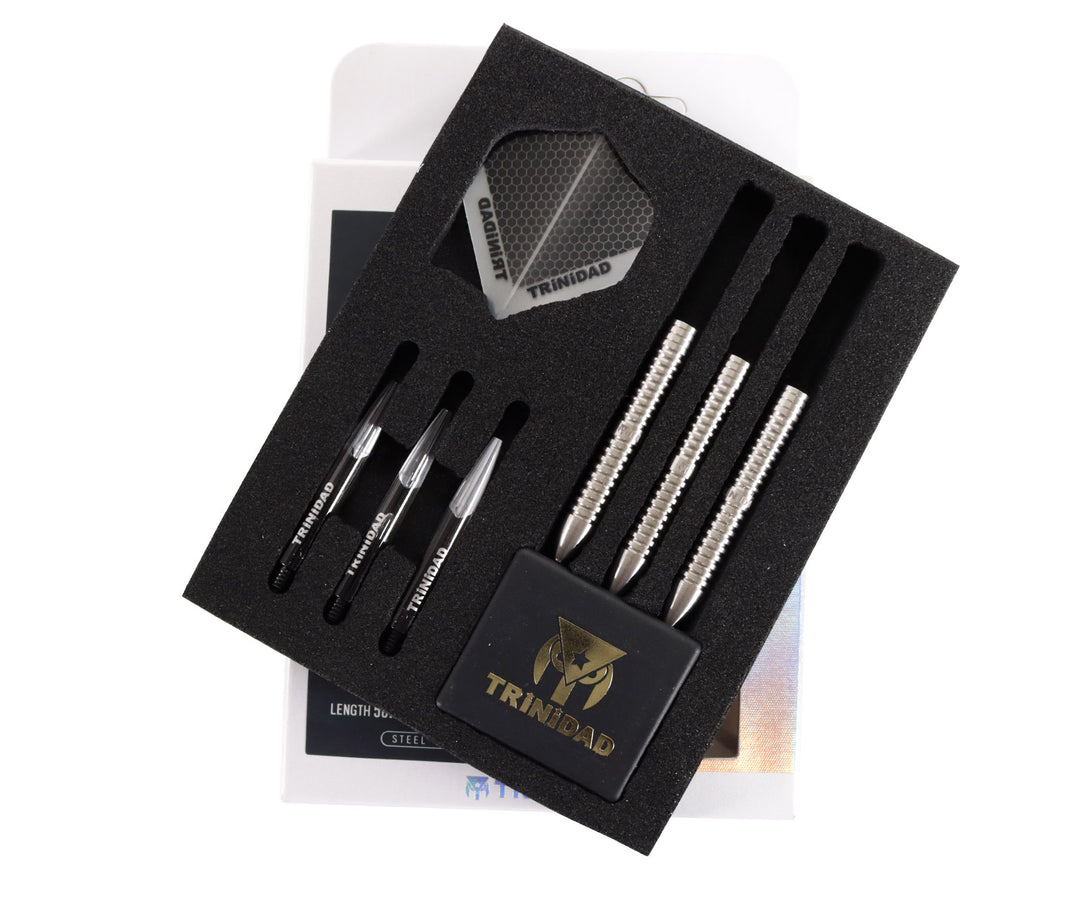 Trinidad Saldivar Type 3 23g steel-tip complete set and included accessories