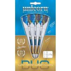 Unicorn Gary Anderson Phase 6 Duo Steel Tip Darts 90% Tungsten — retail packaging