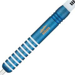 Unicorn Gary Anderson Silverstar Steel Tip Darts 80% Tungsten — barrel and grip close-up
