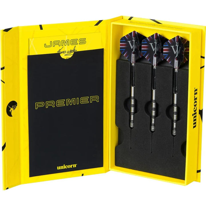 James Wade Premier Darts Steel Tip Darts - 90% Tungsten