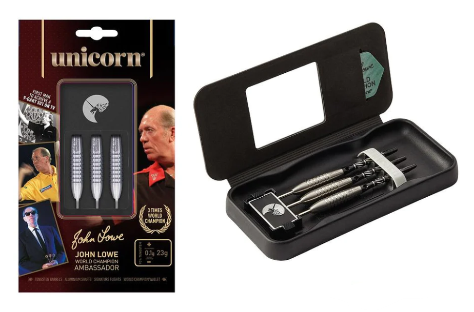 Unicorn - John Lowe Wc Ambassador Darts Steel Tip Darts - from On Point Darts