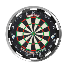 Unicorn Solar Flare Ultimate Light — light fitted around a dartboard