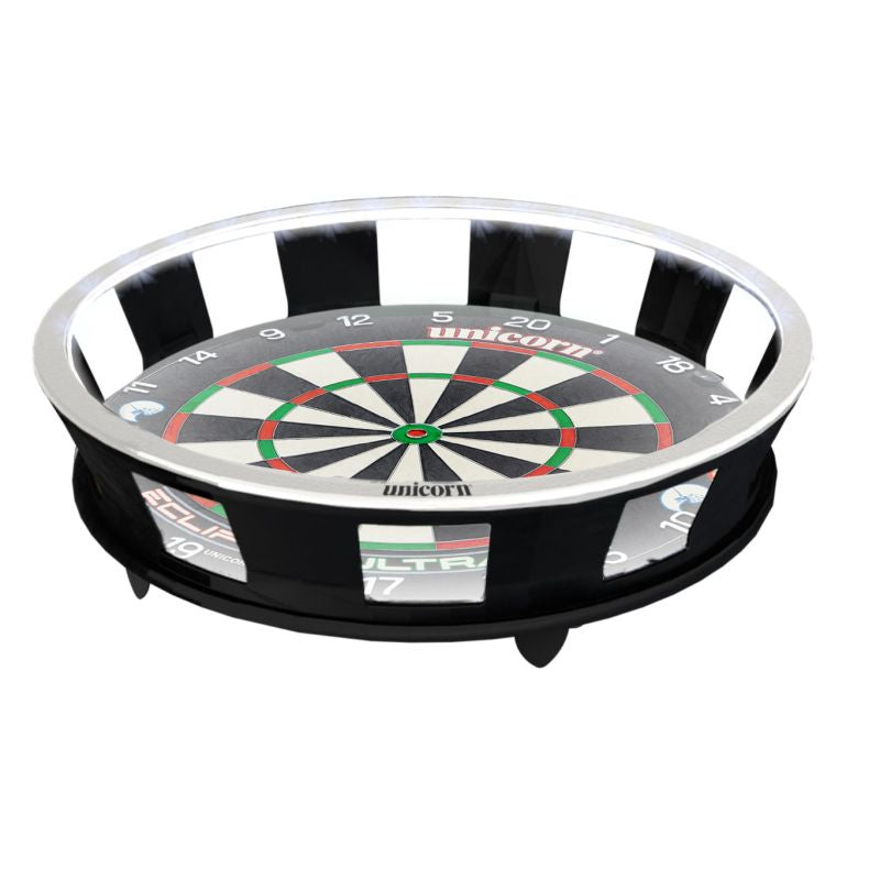 Unicorn Solar Flare Ultimate Light — light fitted around a dartboard