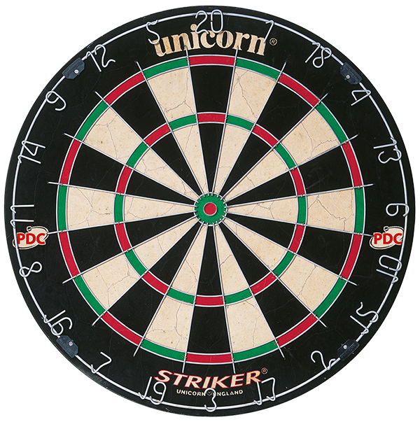 Unicorn Striker Dartboard — dartboard face
