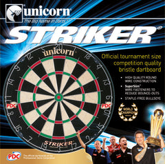 Unicorn Striker Dartboard — retail packaging