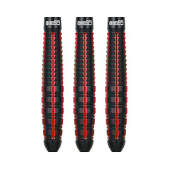 One80 Vaelkris V5 Steel Tip Darts - 90% Tungsten — three barrels, without shafts, flights or points