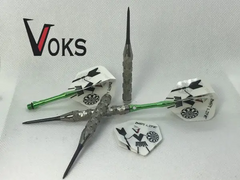 Voks Checkmate darts — three assembled darts