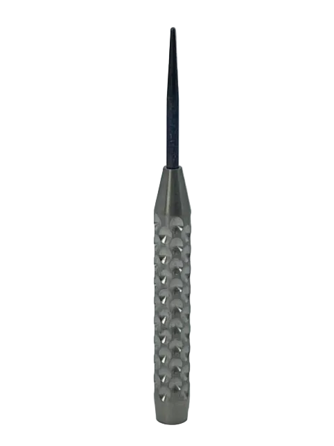 Voks Neutralizer darts — barrel and grip close-up