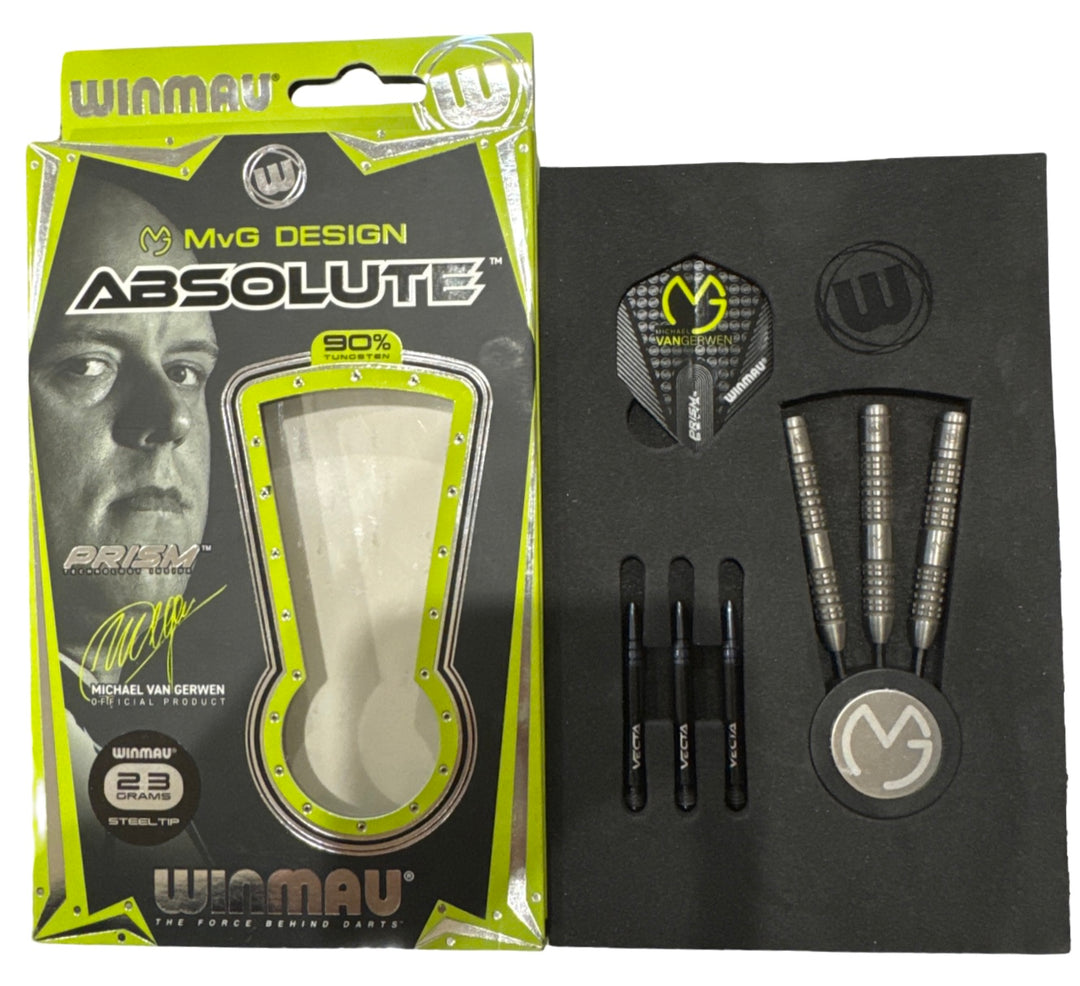 Winmau MVG Absolute Darts 90% Tungsten 23g trade-in