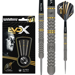 Winmau MVG EvoX Steel Tip Darts - 90% Tungsten 22.5g