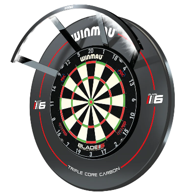 Winmau Polaris 120 Dartboard Light — light fitted around a dartboard