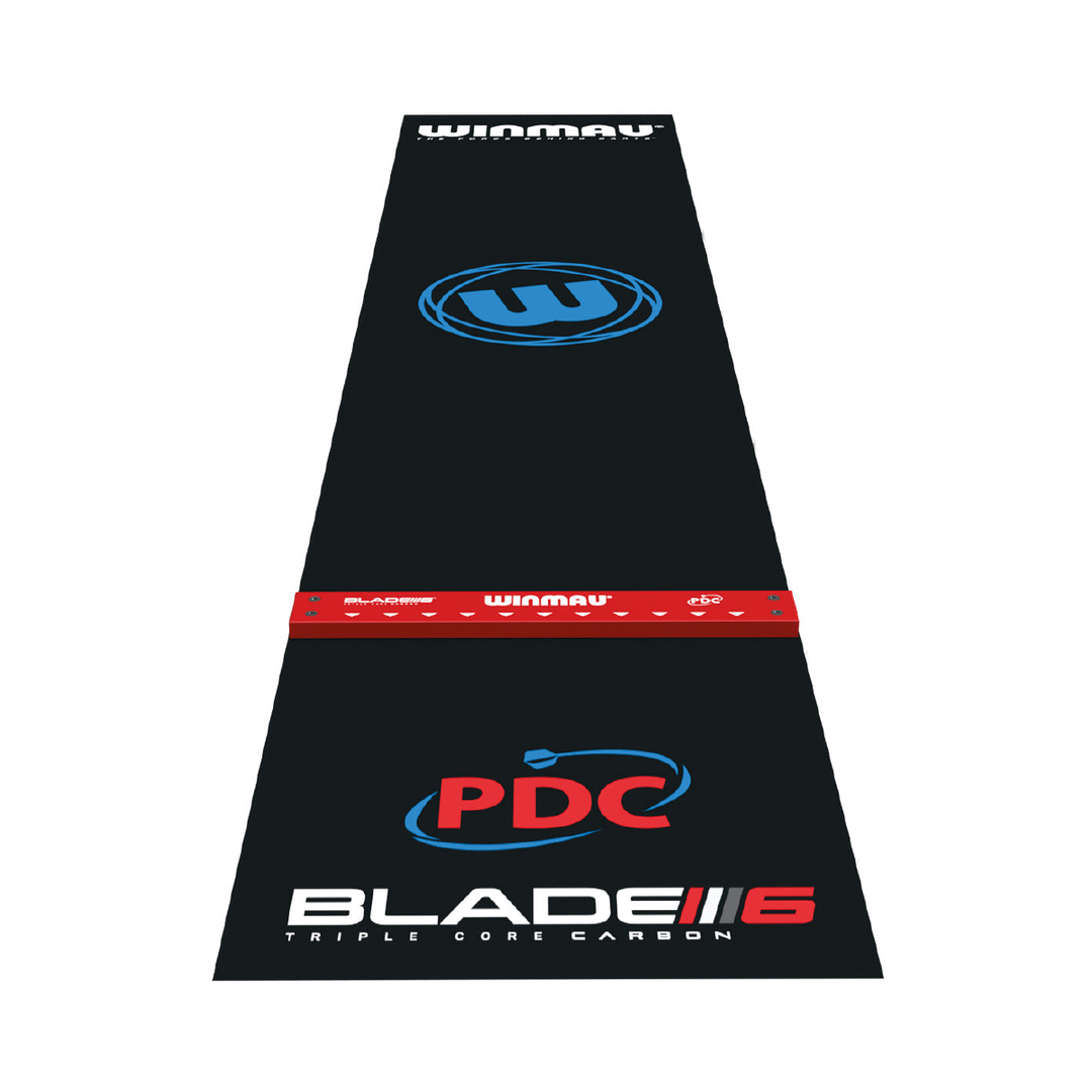 Pro Zone Precision PVC Dart Mat & Integrated Oche on white, showing the genuine product and its original printed markings.