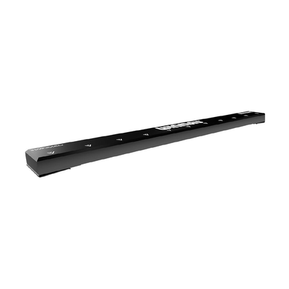 Winmau Sabre Oche Master; one complete raised oche with its actual attached clips on white.