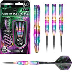 Winmau Simon Whitlock Urban Grip Steel Tip Darts 90% Tungsten — set contents and packaging