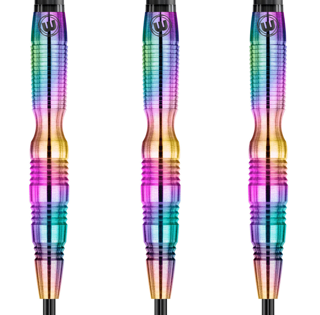Winmau Simon Whitlock Urban Grip Steel Tip Darts 90% Tungsten — three dart barrels