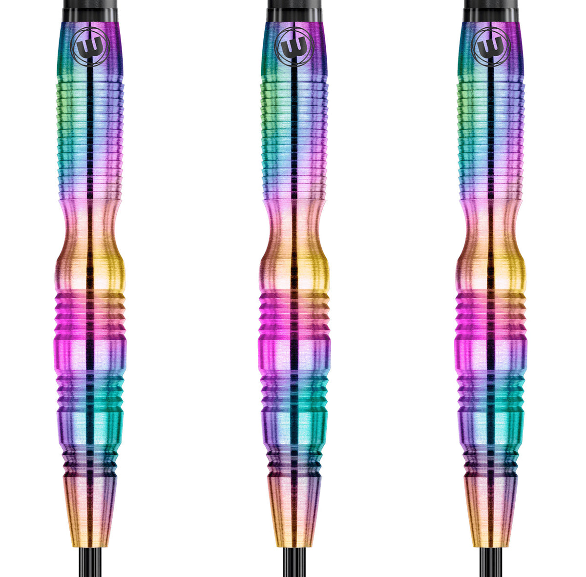 Simon Whitlock Urban Grip Steel Tip Darts - 90% Tungsten — three barrel close-ups