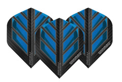 Winmau Sub Zero Steel Tip Darts 80% Tungsten — three dart flights
