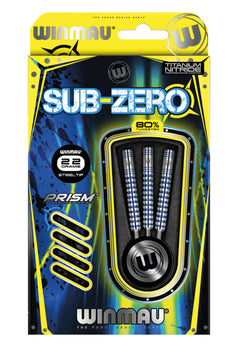 Winmau Sub Zero Steel Tip Darts 80% Tungsten — retail packaging