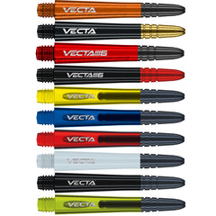 Winmau Vecta Polycarbonate Dart Stems With Aluminium Tips — shaft colour options